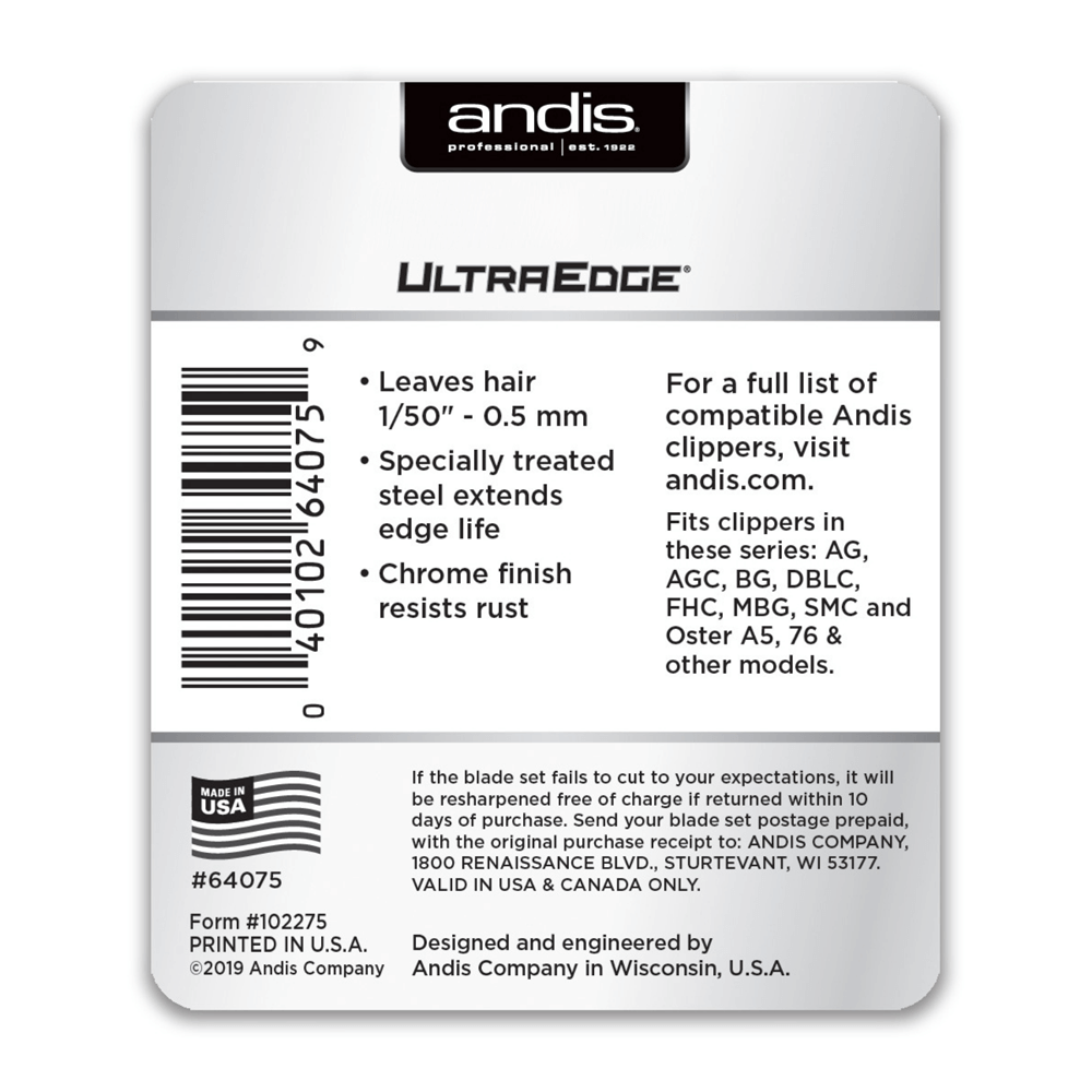 Andis – Blade UltraEdge For Pet Grooming – Size 10